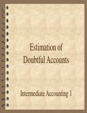 Estimation Of Doubtful Accounts Pdf Estimation Of Doubtful Accounts