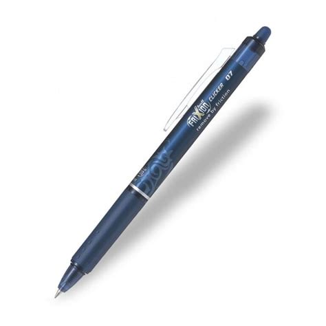 Pilot Frixion Roller Ball Erasable 0 7mm Fine Clicker Pen Blue Black