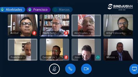 Portal Sindjus Ma Diretoria Do Sindjus Ma Discute Pandemia E Pads