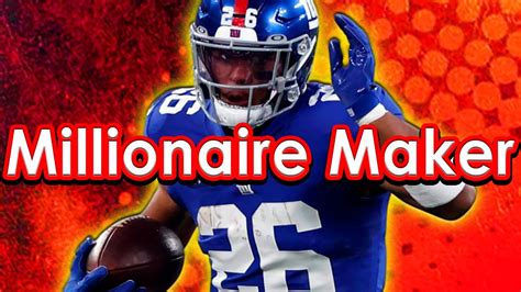 Draftkings Nfl Week Millionaire Maker Lineup Dfs Picks Youtube