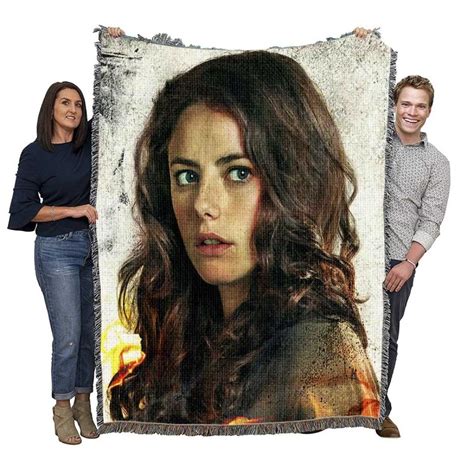 Maze Runner The Scorch Trials Movie Kaya Scodelario Woven Blanket