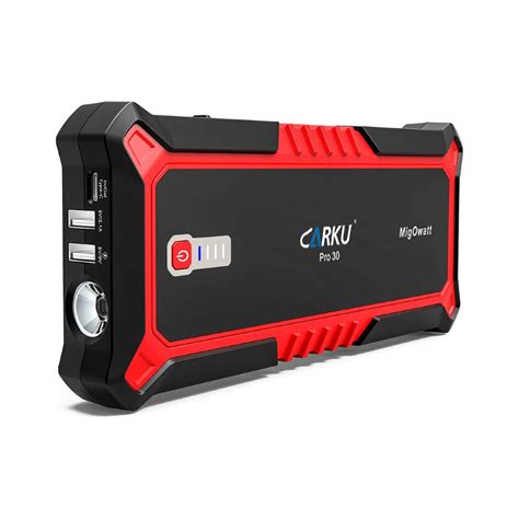 Портативное пуско-зарядное устройство CARKU 17000 mAh jump starter Pro ...
