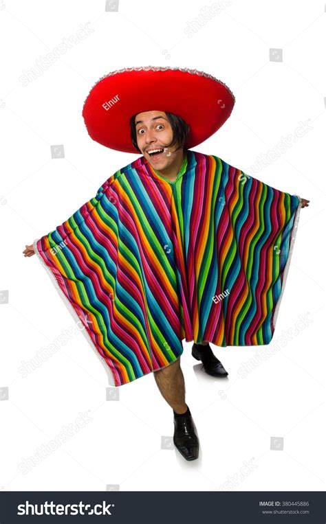 Naked Mexican Man Isolated On White库存照片380445886 Shutterstock