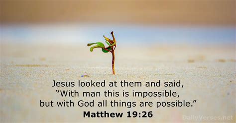 February 16, 2024 - Bible verse of the day - Matthew 19:26 ...