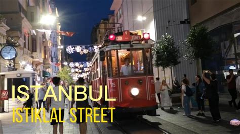 Istanbul Istiklal Street June Walking Tour K Uhd