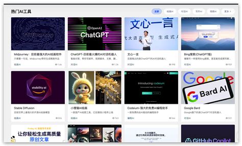 超全人工智能 Ai工具导航网站合集ai网站集合 Csdn博客