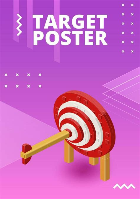 Target Poster For Print And Design Vector Illustration 35093564