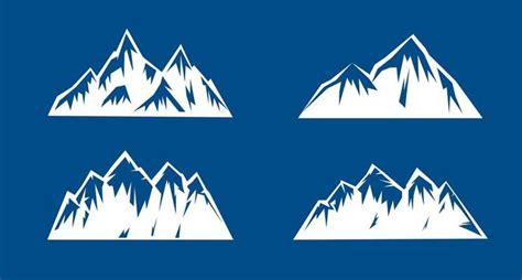 Mountain Outline Vector Art, Icons, and Graphics for Free Download