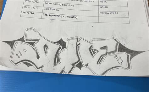 Math Homework : r/blackbookgraffiti