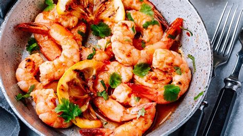 W Rzige Garnelen Mit Knoblauch Und Pfeffer Garlic Shrimp Recipe