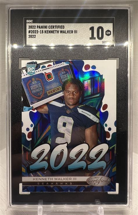 2022 Panini Certified 2022 2022 15 Kenneth Walker III RC For Sale