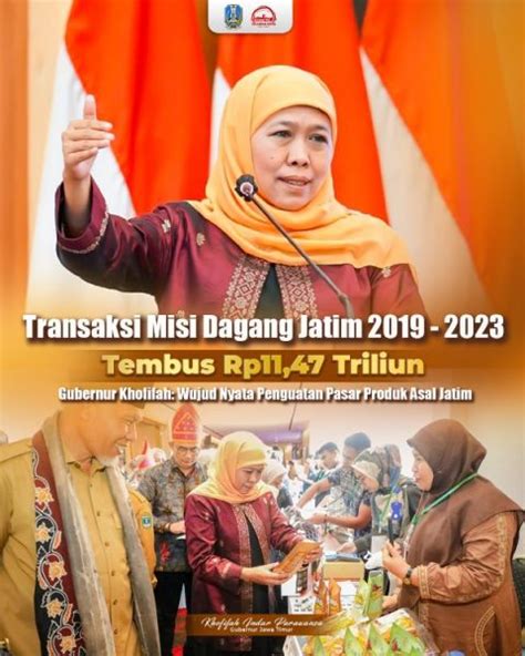 Transaksi Misi Dagang Jatim 2019 2023 Tembus Rp 11 47 Triliun Gubernur