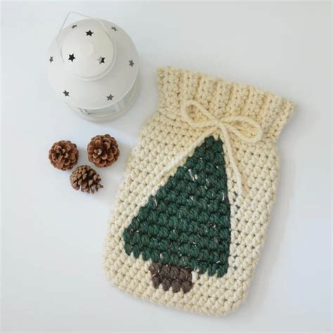 Crochet Hot Water Bottle Cover BePatterns