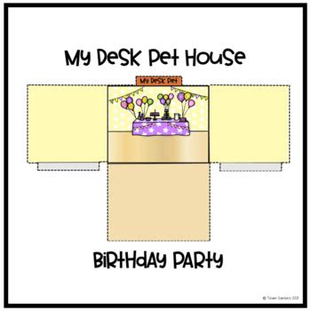 Desk Pet Houses Variety Theme By Team Santero Tpt