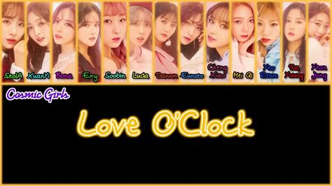 Cosmic Girls Wjsn Love O Clock Color Coded Han Rom