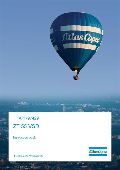 Atlas Copco Zt 55 Vsd Instruction Book Pdf Download Manualslib