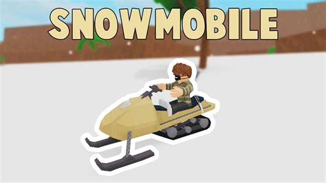 TODO SOBRE LA MOTO DE NIEVE LUMBER TYCOON 2 SNOWMOBILE YouTube