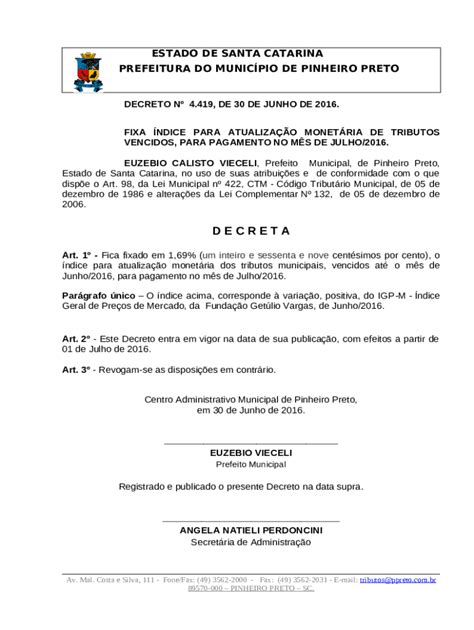 Dirio Oficial Dos Municpios Do ParanANO VN 1100 Doc Template PdfFiller