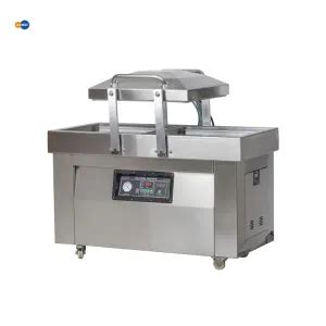 Automatic Double Chamber Nitrogen Gas Flushing Filling Food Fish Meat