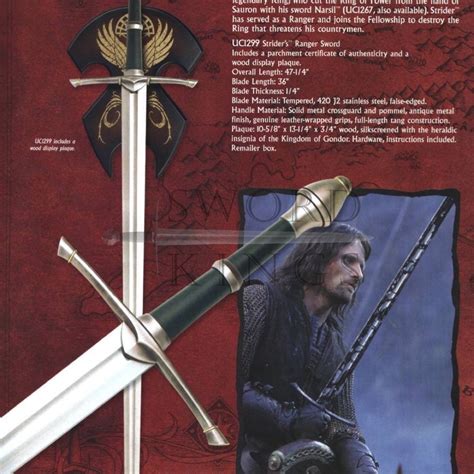 United Cutlery Sword Of Strider Sword Kings