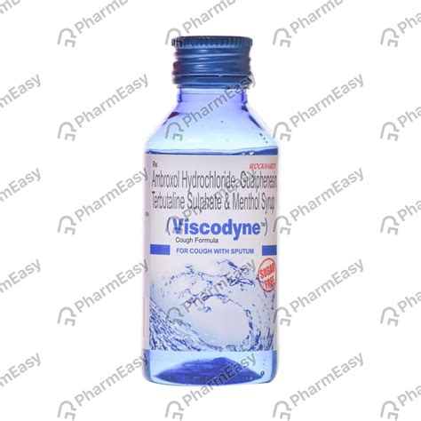 Viscodyne Bottle Of 100ml Syrup Uses Side Effects Price And Dosage Pharmeasy