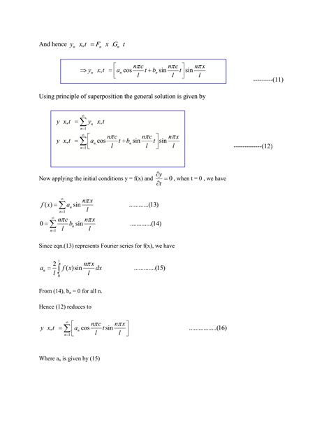 1 D Wave Equation Pdf