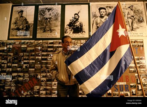 Cuban Exile Community Miami Portrait Of Andres Nazario Secretary