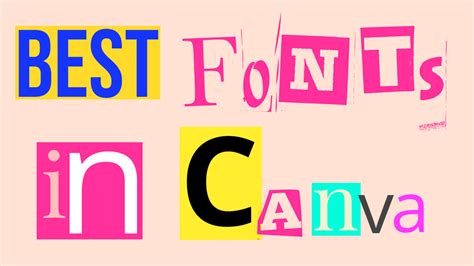 The Best Fonts In Canva Definitively Free3dfilesnet