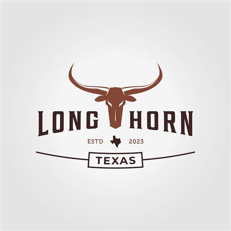 Premium Vector Skull Longhorn Western Texas Logo Vector Design