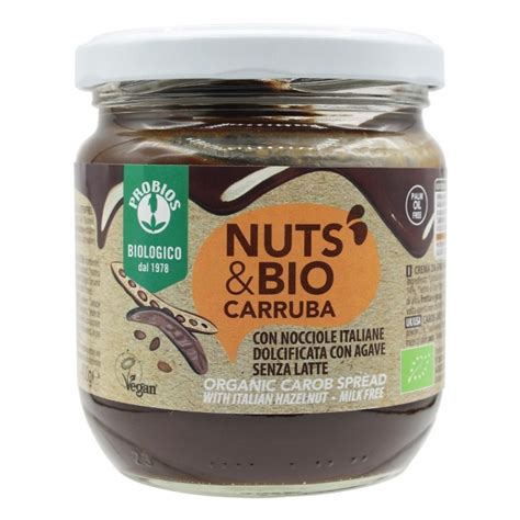 Nuts Bio Crema Spalmabile Alla Carruba G Probios Bio Food Italia