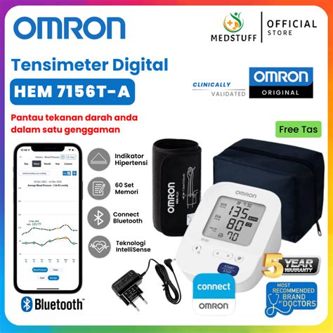 Jual Tensimeter Digital Omron HEM 7156T A Termasuk Adaptor Original