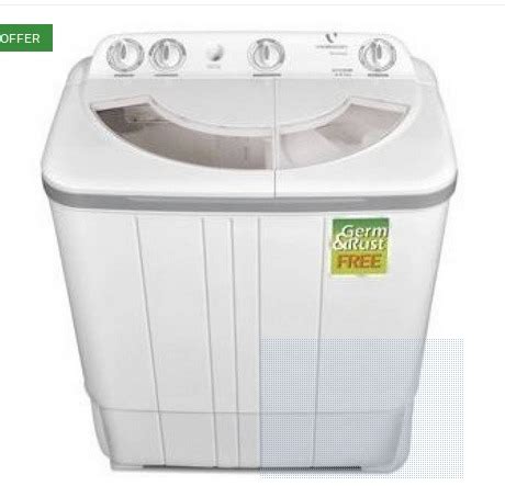 White Videocon Kg Semi Automatic Top Load Washing Machine At Best