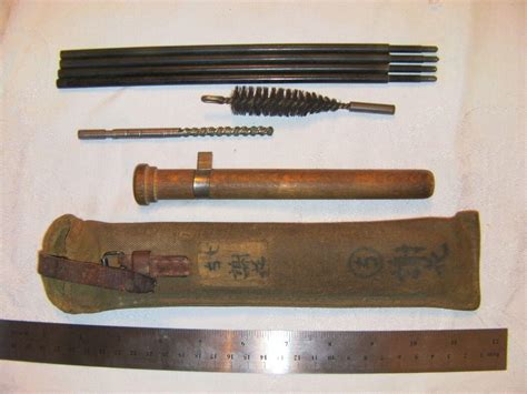 Ww Japanese Type Arisaka Rifle Cal Squad Cleaning Kit In Pouch