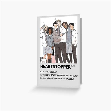 Heartstopper Greeting Card By Syedtahmid Redbubble