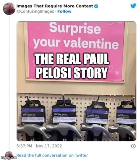 Paul Pelosi Story Imgflip