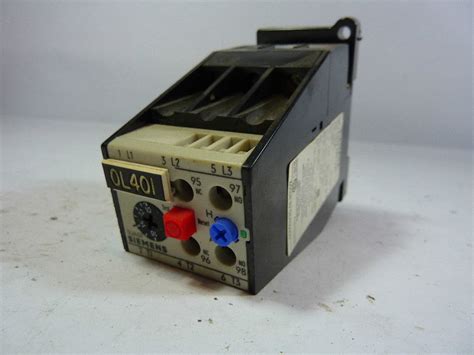 Siemens 3UA59 00 2A Overload Relay 10 16 USED EBay