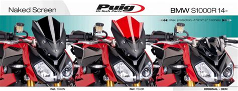 Puig Naked New Generation Sport Vizir Bmw S R Od Dark Smoke