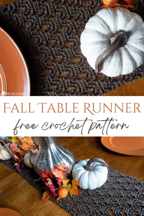 Fall Table Runner Free Crochet Pattern In 2023 Crochet Table Runner Pattern Crochet Placemat