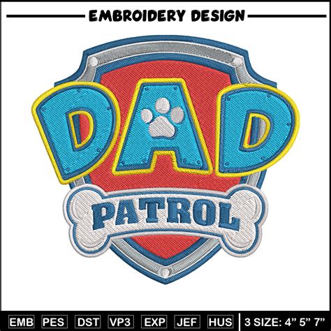 Paw Patrol logo Embroidery Design, Paw Patrol Embroidery, Em - Inspire ...