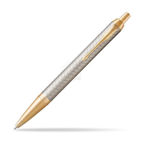 Parker Pens Parker Im Premium Warm Grey Gold Trim Ballpoint Gifts