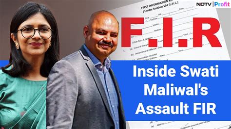 Slapped 7 8 Times By Bibhav Swati Maliwals Shocking Fir In Assault