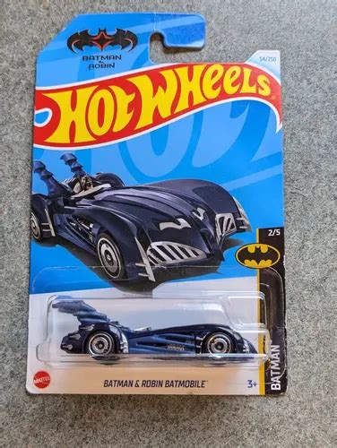 Batmóvil Hot Wheels De Batman Y Robin Cochecito Nuevo Azul MercadoLibre