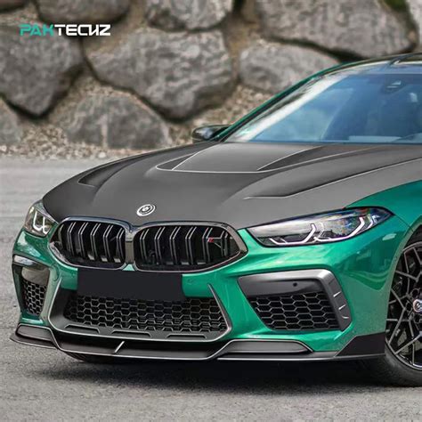 Paktechz Dry Carbon Fiber Front Bumper Lip Splitter For Bmw M8 F91 F92