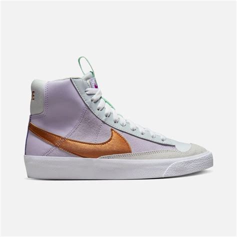 Mor Nike Blazer Mid 77 D GS Spor Ayakkabı DQ6084 Barçın