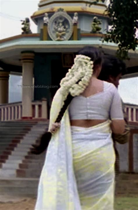 Meena Sneham Kosam Telugu Hot Saree Back Hd Caps Indiancelebblog