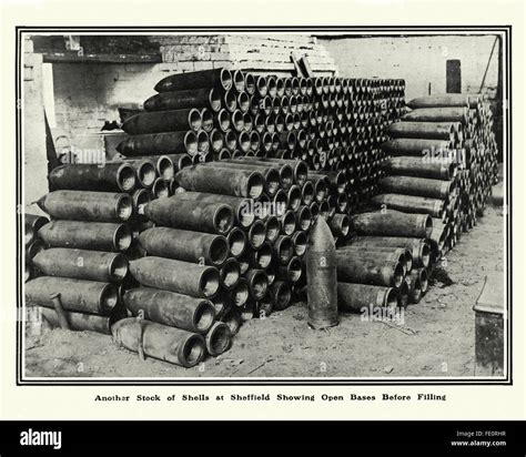 Ersten Weltkrieg Artillerie Munition Fotos Und Bildmaterial In Hoher Auflösung Alamy