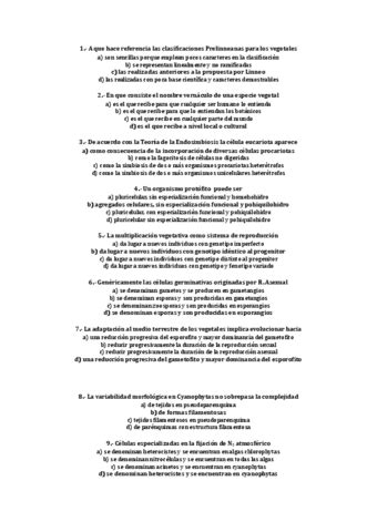 Botanica Examen Parcial Pdf