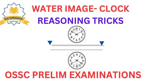 Water Image Clock Questions Solve In Two Seconds Reasoing Tricks