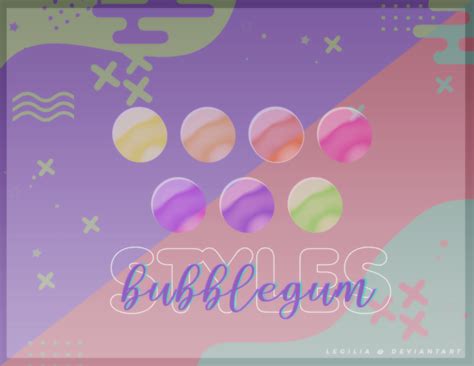 Bubblegum | Fontstyle Pack #08 by Legilia on DeviantArt