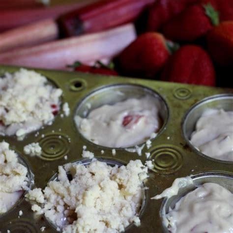 Strawberry Rhubarb Streusel Muffins Diary Of A Mad Hausfrau